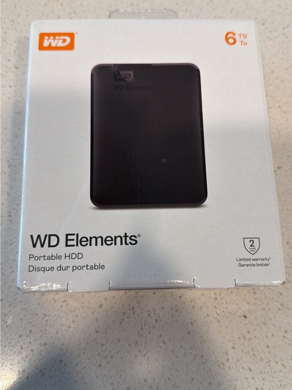 Element Portable External Hard Drive - Black